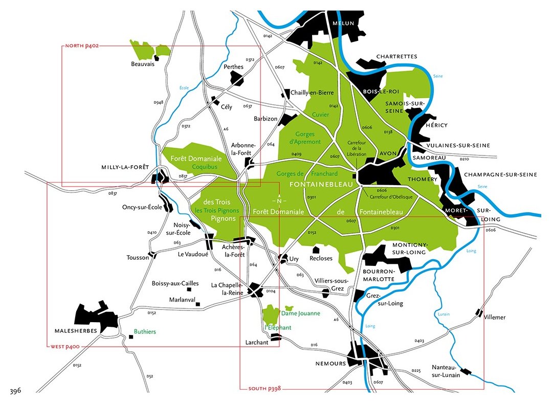 5+6 Greater Fontainebleau (English), guidebook