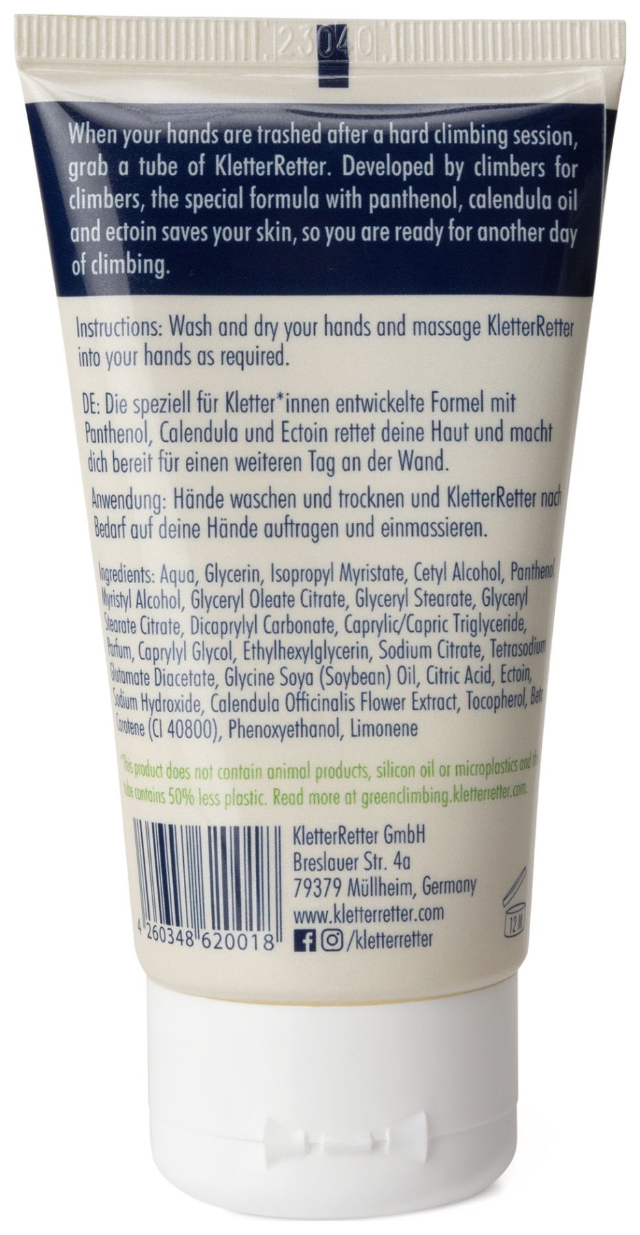 Hand Cream (75ml), skincare for climbers