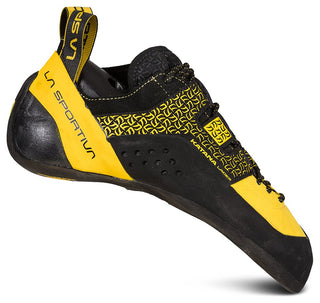 Load image into Gallery viewer, Katana Laces - yellow/black, men's climbing shoes