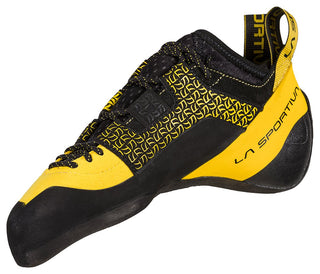 Load image into Gallery viewer, Katana Laces - yellow/black, men's climbing shoes