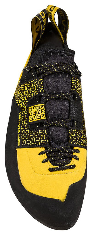 Load image into Gallery viewer, Katana Laces - yellow/black, men's climbing shoes