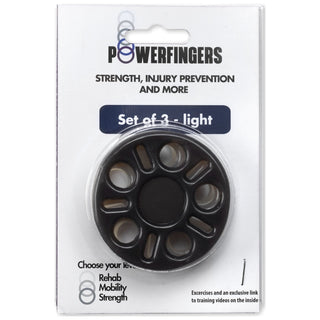 Load image into Gallery viewer, PowerFingers Set of 3 - Light, finger trainers