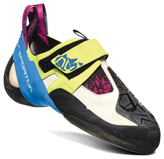 Load image into Gallery viewer, Skwama women's - apple green/cobalt blue, climbing shoes