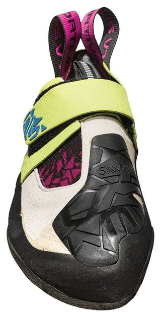 Load image into Gallery viewer, Skwama women's - apple green/cobalt blue, climbing shoes