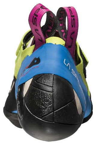 Load image into Gallery viewer, Skwama women's - apple green/cobalt blue, climbing shoes