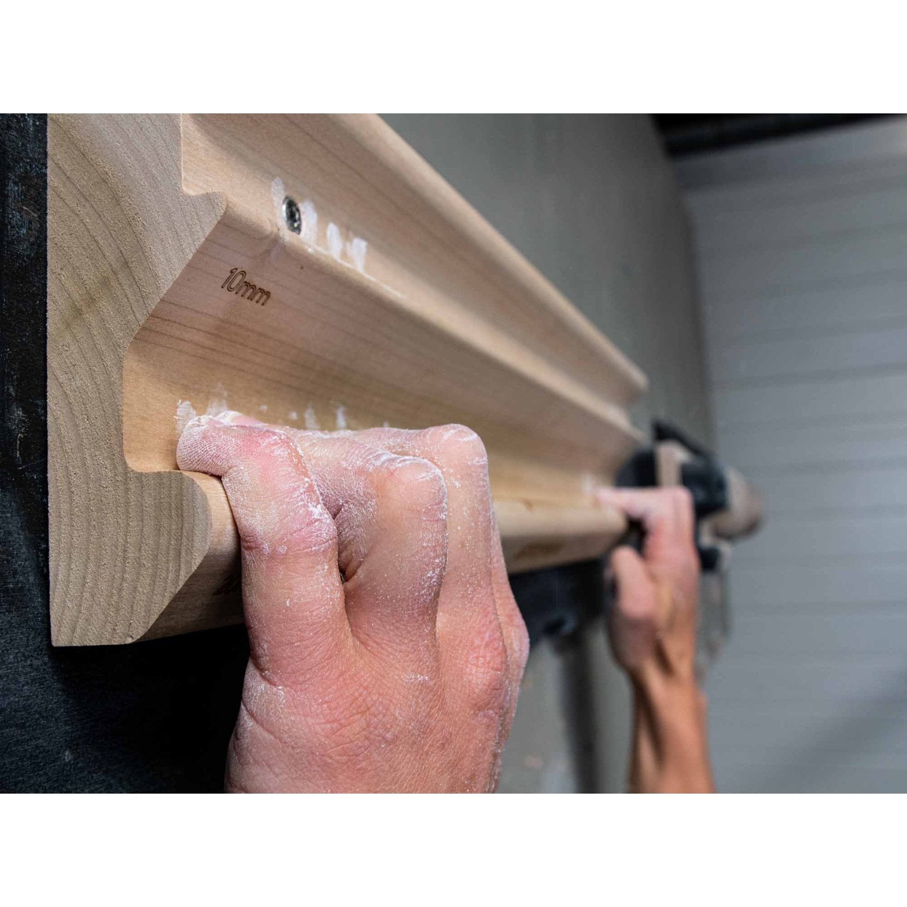 Triple Rung, hangboard