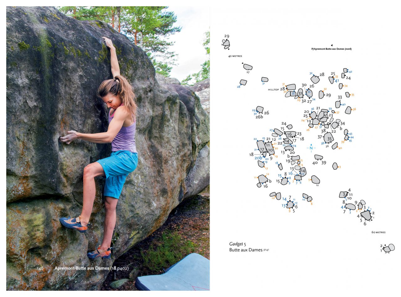 5+6 Central Fontainebleau (English), guidebook