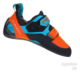Load image into Gallery viewer, Katana men's - tangerine/tropic blue, climbing shoes