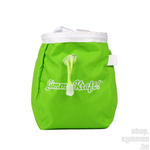 Gimme Kraft! - lime, climbing chalk bag