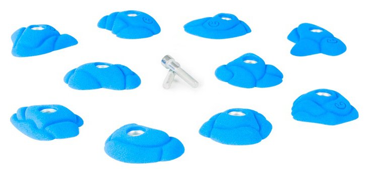 Sendo, 10 climbing holds