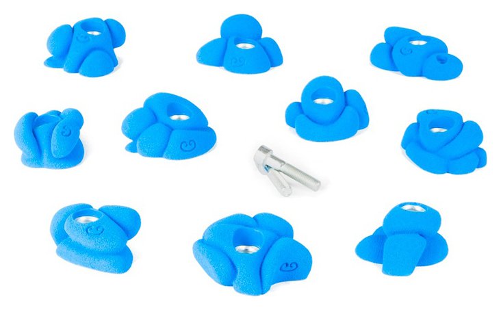 Tricky, 10 small climbing holds
