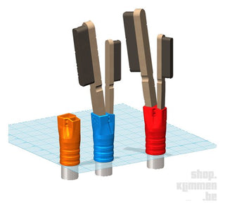 Load image into Gallery viewer, Triple Tube Pole, brush stick