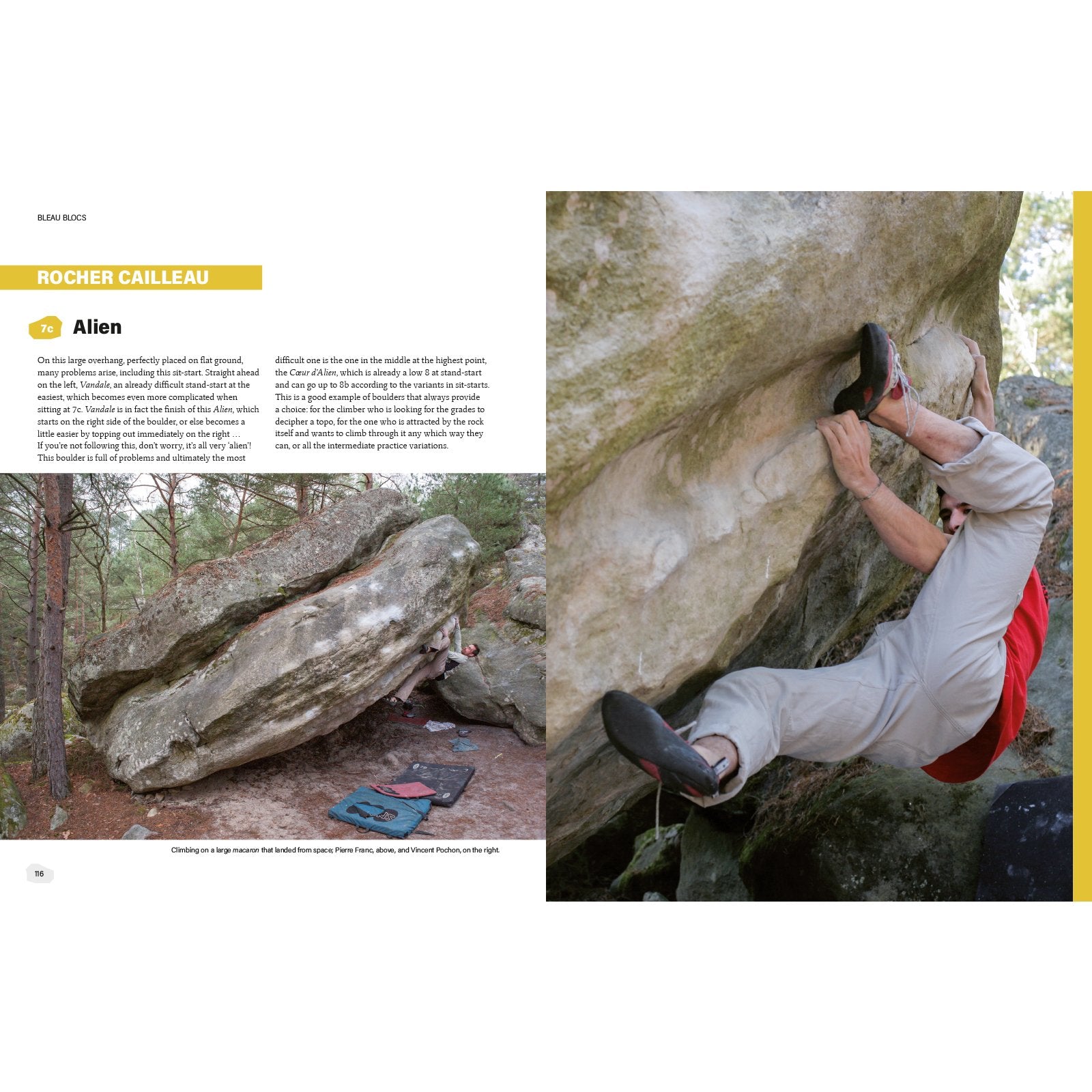 Bleau Blocs (English), guidebook