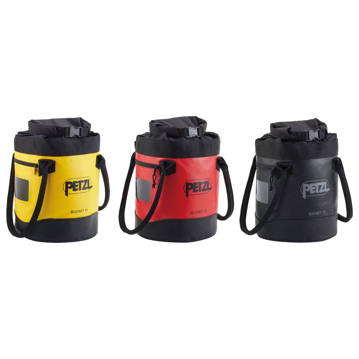 Bucket (15L), freestanding rope bag