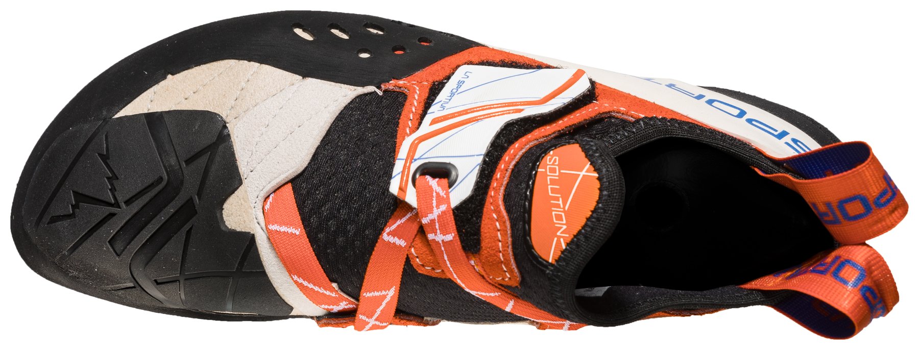 Solution Women's - White/Lily Orange, climbing shoes