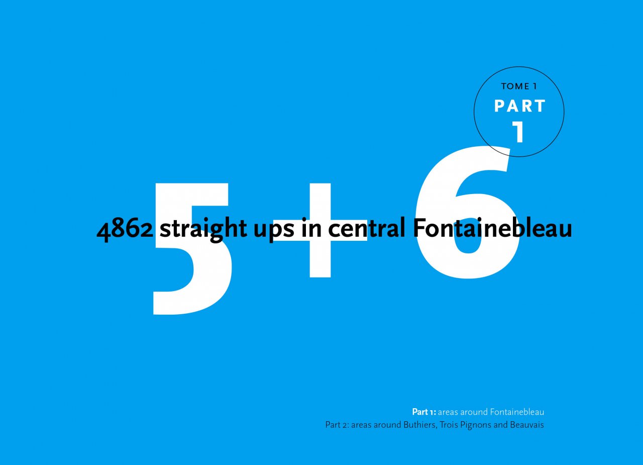5+6 Central Fontainebleau (English), guidebook