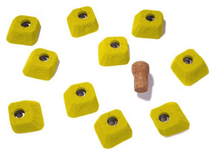 Moonboard - bright yellow, footholds