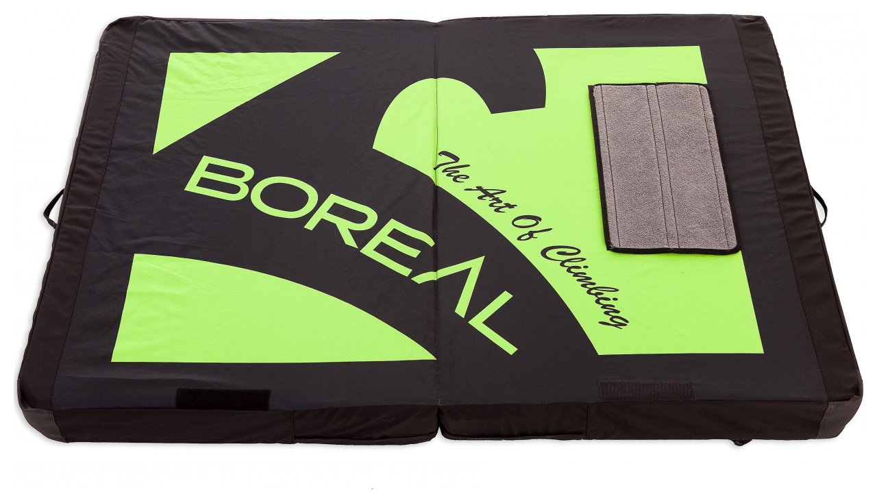 Crash-pad - black/green, bouldering mat